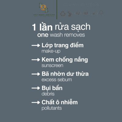 Sữa rửa mặt & tẩy trong 2 trong 1 OIL TO FOAM TOTAL CLEANSER của DERMALOGICA