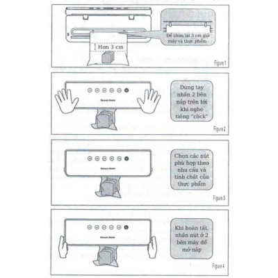 Máy Hút Chân Không ALIZZ Hoàn Toàn Tự Động Máy Đóng Gói Thực Phẩm Khử Trùng Bằng Tia Cực Tím Máy Niêm Phong Thực Phẩm Tặng Kèm 10 Túi Hút PaKaSa - Hàng chính hãng 