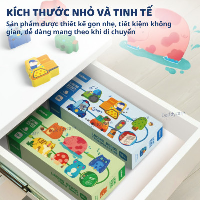 Đồ chơi montessori xâu hạt cho bé phát triển tư duy Logic Mideer Lacing Beads