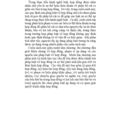 Pháp luật về hợp đồng