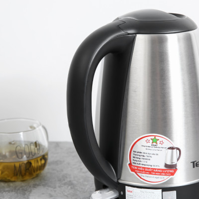Bình đun siêu tốc Tefal KI800D68 - 1.7L - inox - Hàng chính hãng