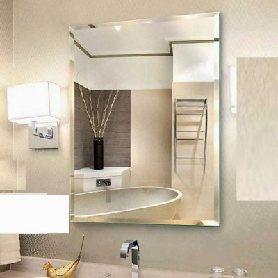 Gương vuông KG104 nhà tắm tráng bạc cao cấp loại tốt, bao ko bể vỡ, kiếng cường lực 5mm - Hàng chính hãng