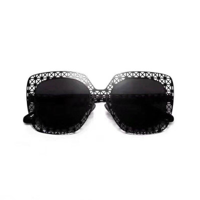 Kính râm, Kính mát Nữ Mắt vuông gọng đan lưới cao cấp (ĐEN)