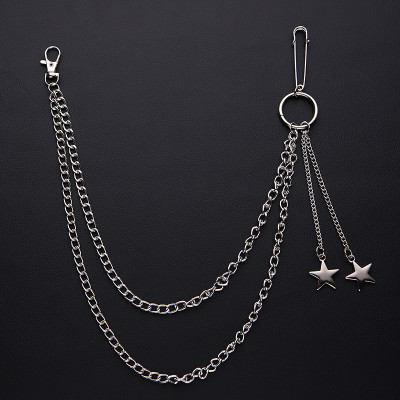 Chuỗi xích đeo quần áo phụ kiện thời trang cá tính ngôi sao star