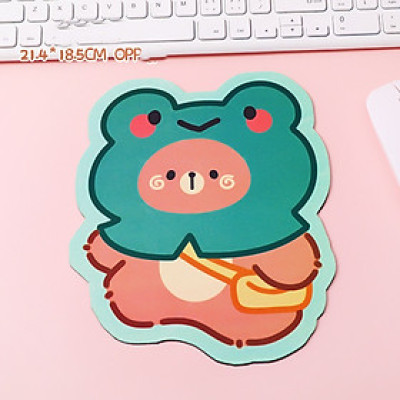 Miếng Lót Chuột Kai Hình Chú Gấu Nâu Dễ Thương Chống Trượt_ Hàng Chính Hãng 