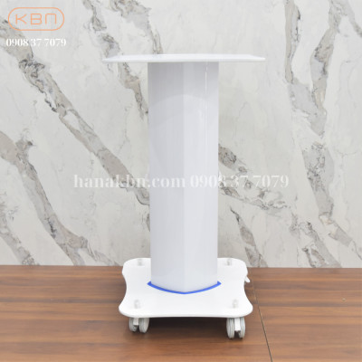 Chân Máy Thẩm Mỹ A0901 Trắng - Kệ Để Máy Thẩm Mỹ - 2 Tầng Cao 72cm