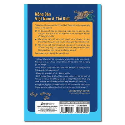 Sách - Nông Sản Việt Nam & Thế Giới -  Saigon Books - Tác giả Phan Minh Thông