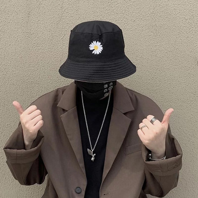 Mũ Vành Nhỏ, Mũ Bucket Hoa Cúc, Mũ Bucket Cụp Phong Cách Swag Siêu Xinh MD07