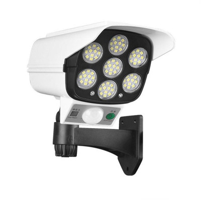 Camera Mô Hình Chống Trộm Sạc Pin Năng Lượng Mặt Trời Chống Nước Có Remote 3 Chế Độ Sáng