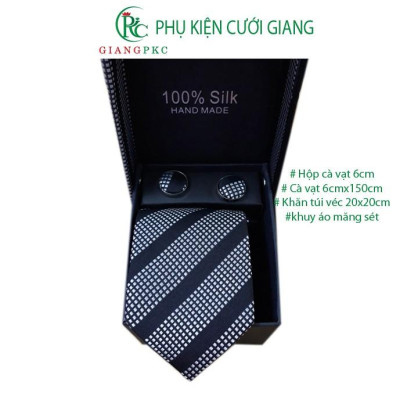 Thời trang nam phụ kiện nam Cà Vạt nam hộp 6cm tổng hợp các mẫu đẹp bán chạy nhất tháng 5-2021 Giangpkc 20 mẫu calavat