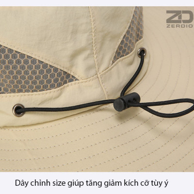 Mũ Tai Bèo Jeep Vành Rộng, Nón Vành Nam Nữ Dã Ngoại Chống Nắng Cực Tốt BK81
