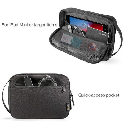 Túi Đựng Phụ Kiện TOMTOC Electronic Organzer For iPad mini/Tablet 7.9 inch Chất Liệu Cao Cấp Chịu Nước, Bảo Vệ Toàn Diện Hàng Chính Hãng