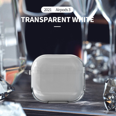 Vỏ Ốp Case Bảo Vệ TPU Trong Suốt Kai Cho AIRPODS Pro Kèm móc treo_ Hàng Chính Hãng