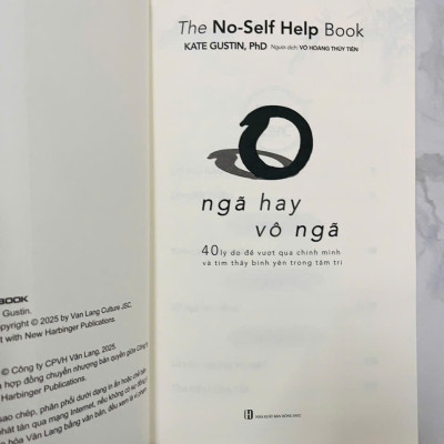 Sách - Ngã Hay Vô Ngã - 40 lí do để vượt qua chính mình, tìm thấy bình yêu trong tâm trí (VLA)