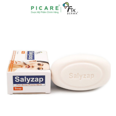 Xà Phòng Fixderma Giảm Mụn Mờ Thâm Mám Salyzap Soap  30g 