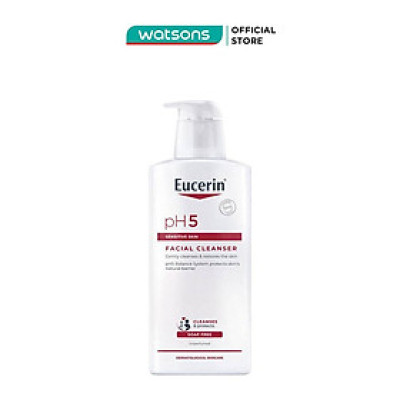 Sữa Rửa Mặt Eucerin Dành Cho Da Nhạy Cảm pH5 Facial Cleanser 400ml