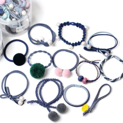 Sét 12 dây buộc tóc xuất Hàn loại tốt HD03