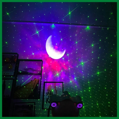 Đèn Phi Hành Gia Bản Nâng Cấp Pro, Kết Nối Không Dây Loa Bluetooth, Đèn Thiên Hà Chiếu Trăng Sao Mây, Đèn Trang Trí Decor Phòng Ngủ Chill