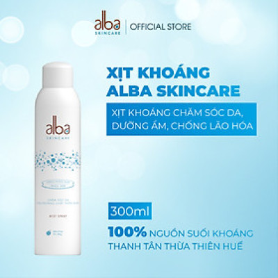 Xịt Khoáng ALBA SKINCARE Chống Lão Hóa Và Dưỡng Ẩm Cho Da 300ML