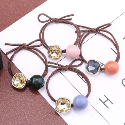 Dây buộc tóc nữ macaron [Set 4 dây] NASI dễ thương phong cách hàn quốc thun cột tóc nữ co giãn tốt phụ kiện tóc