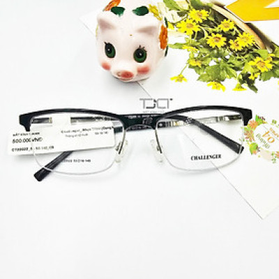 GỌNG KÍNH NAM NỮ, PHOM VUÔNG ,CHÍNH HÃNG  CHALELENGER CT22022