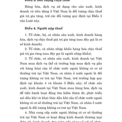 Luật thuế giá trị gia tăng năm 2024 - bản in 2025