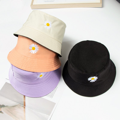 Mũ Vành Nhỏ, Mũ Bucket Hoa Cúc, Mũ Bucket Cụp Phong Cách Swag Siêu Xinh MD07