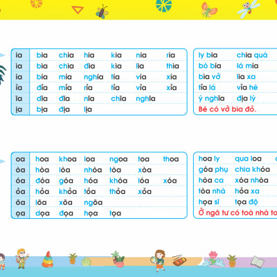 Sách Tập Đánh Vần Tiếng Việt - Phiên Bản Mới 5.0 Quét Mã QR