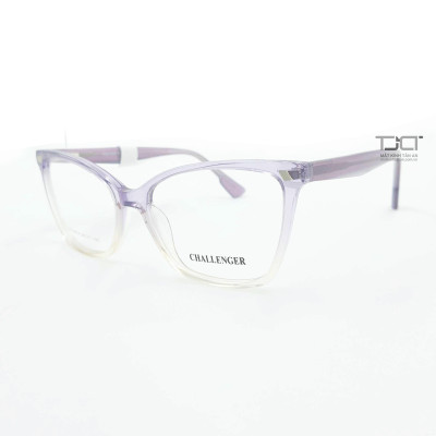 GỌNG KÍNH CẬN PHOM TRÒNG MẮT MÈO DÀNH CHO NỮ, THỜI TRANG HÀN QUỐC, CHÍNH HÃNG CHALLENGER CA30014