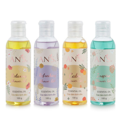 Hộp quà tặng combo 4 gel tắm AN