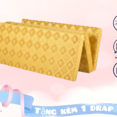 Nệm Gòn Galaxy Cao Cấp Gấp 3 Dày 10cm Đủ Size ( Giao Màu Ngẫu Nhiên )
