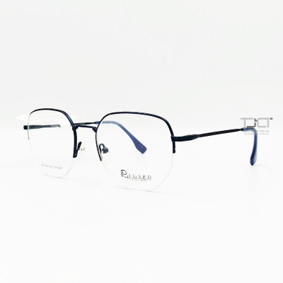 GỌNG KÍNH KIM LOẠI ĐA GIÁC, NỮA KHUNG UNISEX, CHÍNH HÃNG REGARD RM0009