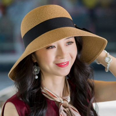 Mũ đi biển rộng vành. Nón đi biển rộng vành. Mũ rộng vành đi biển, Nón rộng vành đi biển thời trang Hàn Quốc Dona21033001