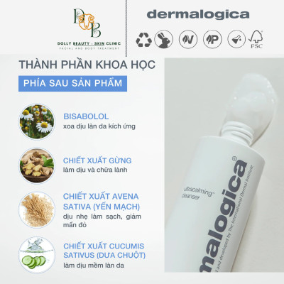 Sữa rửa mặt dành cho da nhạy cảm ULTRACALMING CLEANSER của Dermalogica