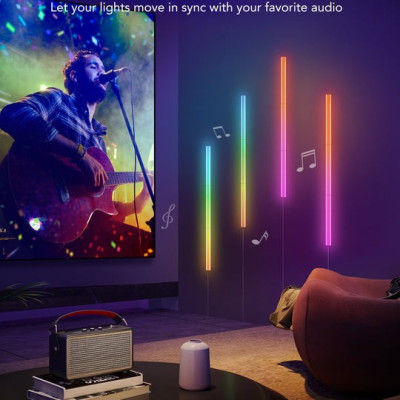 Thanh Đèn LED lắp ghép Govee Glide Lively H610A | Hiệu ứng RGBIC cùng lúc 57 màu, Chế độ cảm biến âm nhạc độc đáo