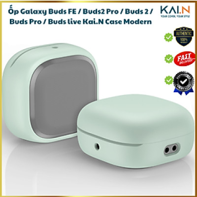 Case ốp bảo vệ Kai.N Case Modern cho Samsung Galaxy Buds FE/ Buds 2/ Buds 2 Pro/ Buds Pro/ Buds Live kèm dây đeo da_ Hàng chính hãng