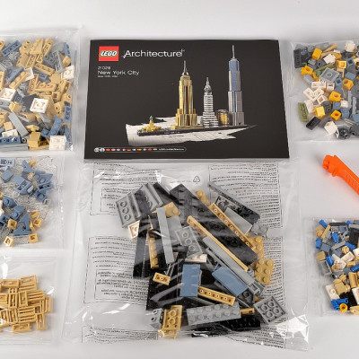 Mô Hình LEGO Architecture - Thành Phố Newyork 21028 (598 Mảnh Ghép)