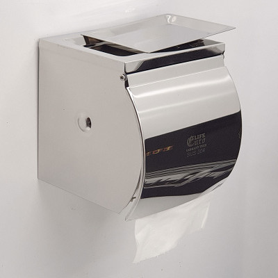 Hộp đựng giấy vệ sinh Inox SUS 304 kèm gạt tàn thuốc Eurolife EL-P06-4 (Trắng bạc)