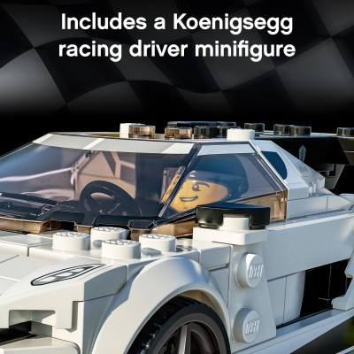 LEGO Speed Champions 76900 Siêu Xe Koenigsegg Jesko (280 chi tiết)