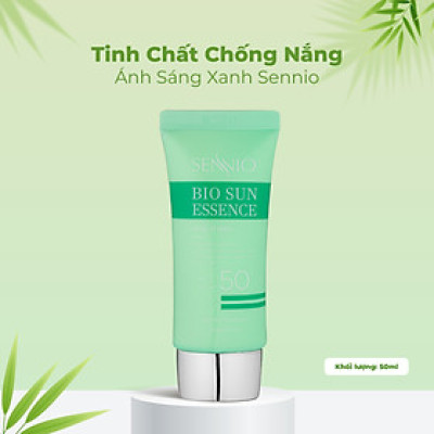 Kem chống nắng Sennio Bio Sun Essence dạng tinh chất dưỡng trắng da chống ánh sáng xanh 50ml SNO 825