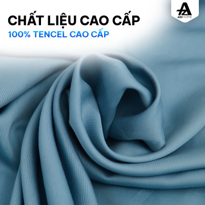 Bộ Ga Giường 4 Món Stone Grey Mềm Mại, 100% Tencel Cao Cấp A2Z Home