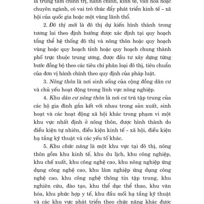 Luật quy hoạch đô thị và nông thôn năm 2024