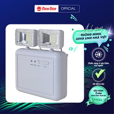 Đèn LED Chiếu sáng Khẩn cấp Rạng Đông Model: D KC04 6W Trắng