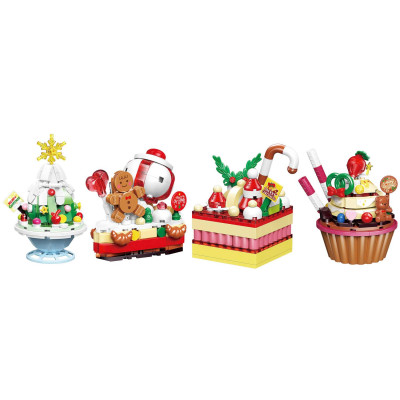 Đồ Chơi Lắp Ráp Chủ Đề Giáng Sinh - Sweet Mousse Player Cake - Keepplay K29803 (126 Mảnh Ghép)
