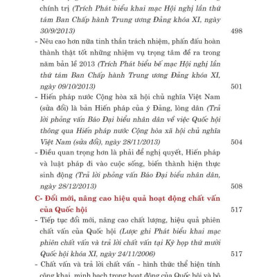 Quốc Hội trong tiến trình đổi mới đáp ứng yêu cầu xây dựng, hoàn thiện nhà nước pháp quyền xã hội chủ nghĩa ở Việt Nam - bản in 2024
