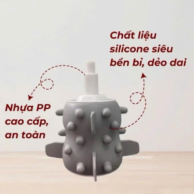 Dụng Cụ Làm Ruốc, Bóc Tỏi Đa Năng Silicon – Phụ Kiện Hỗ Trợ Máy Xay Thịt, Làm Chà Bông Loại 2L 3L - HÀNG CHÍNH HÃNG MINIIN