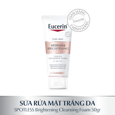 Sữa rửa mặt tạo bọt dưỡng sáng Eucerin Spotless Brightening Cleansing Foam 50g