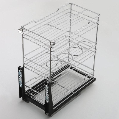 Kệ đựng gia vị, chai lọ Pull-out Ecalite EL-NP35B - Hàng Chính Hãng