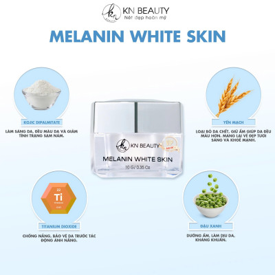  Combo 2 sản phẩm Trắng Da Ngừa Nám KN Beauty chuyên sâu: Kem dưỡng 10g + Serum 30ml
