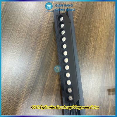 Bộ Đèn GẤP Ray Nam Châm 12W  Chiếu Rọi SpotLight Sử Dụng Chip Led O s r a m